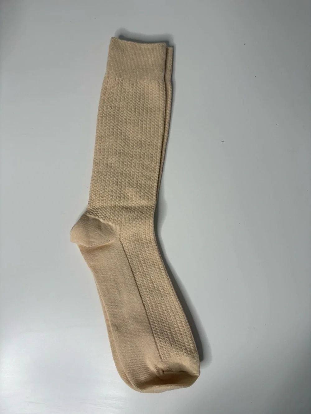 J. Crew Texture-stripe Socks Pale Sun